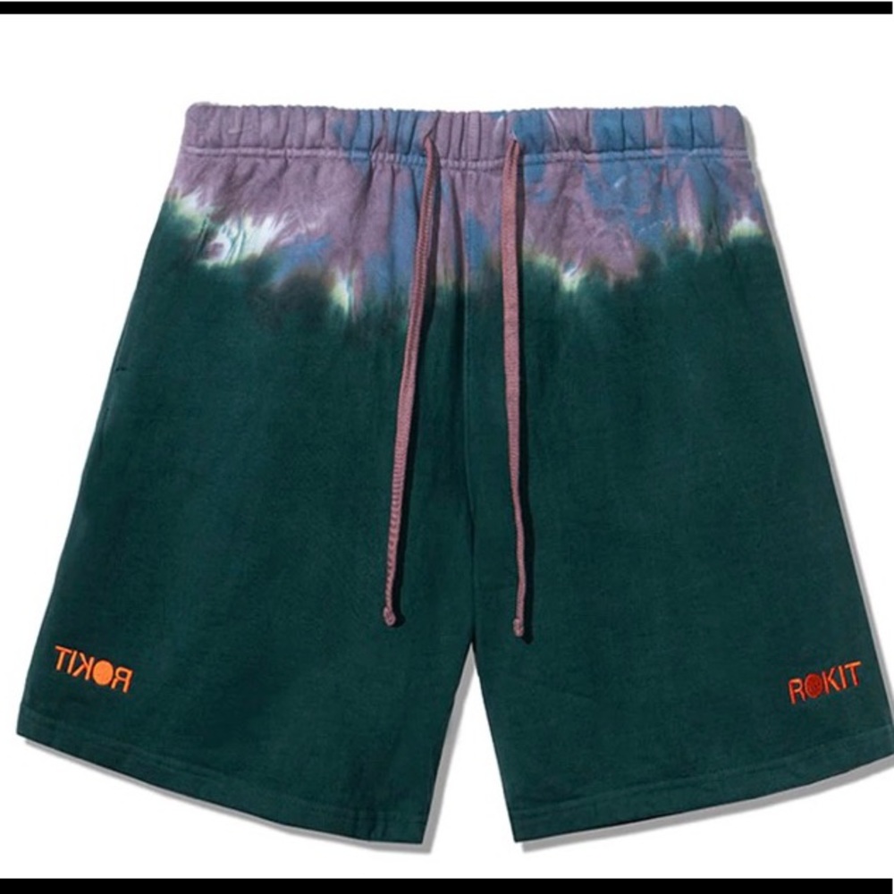 ROKIT - Men’s Gradient Shorts - Purple/ Green